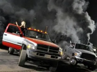 Why is my diesel truck blowing black smoke?