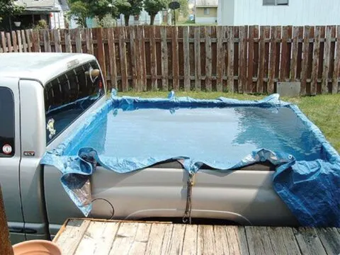 How to Turn Your Truck Bed into a Pool?