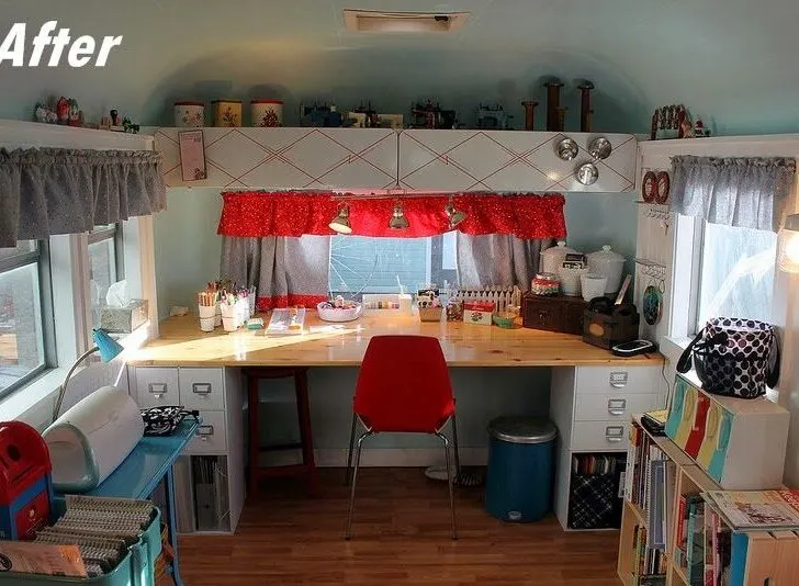 How to Turn a Camper into a She Shed?