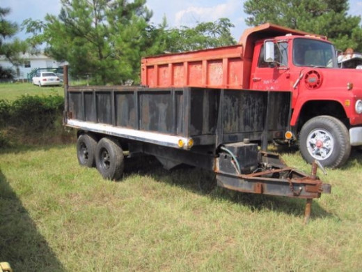 How to convert a dump truck into a dump trailer?