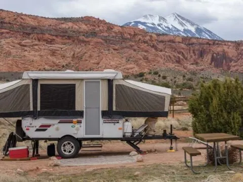 Can You Live in a Pop Up Camper Year Round?