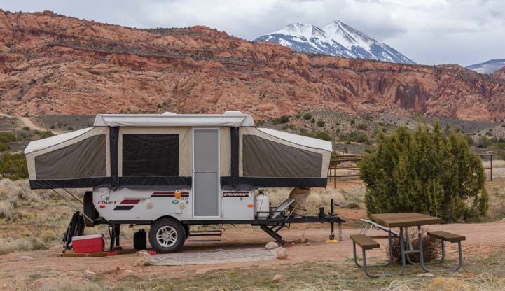 Can You Live in a Pop Up Camper Year Round?