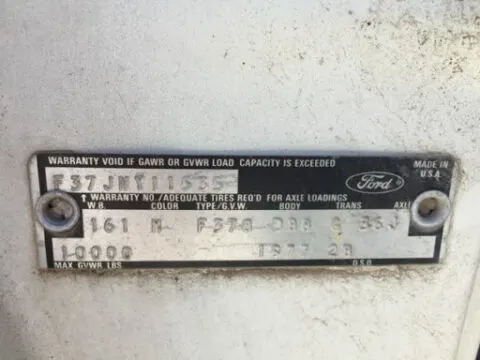 How to Decode a Ford Truck VIN Number?