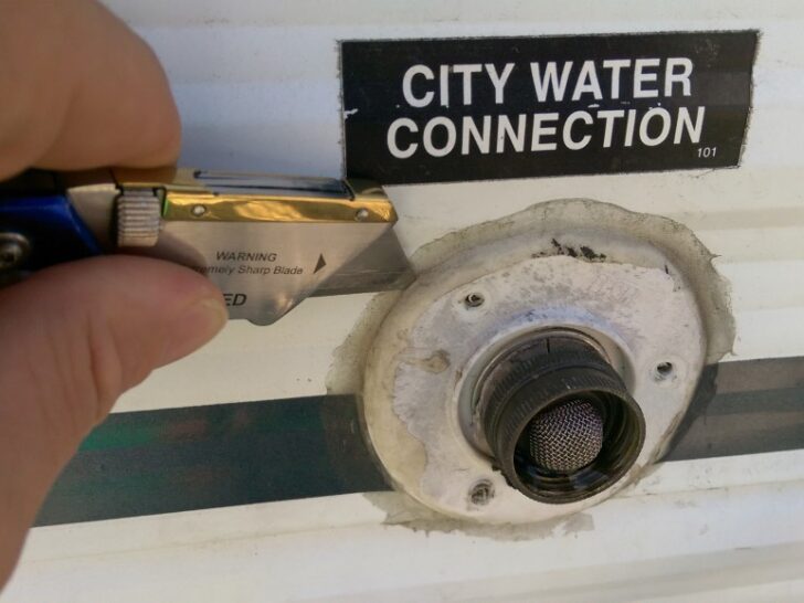 How to Repair RV City Water Connection?