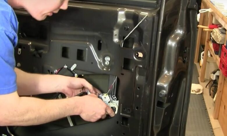 How to Repair Rear Door Latch on Ford F150?