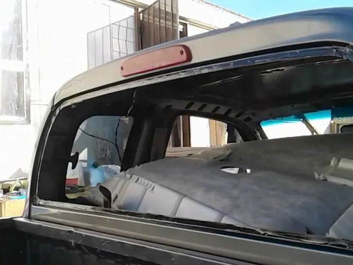 How to Remove Back Window From Truck?