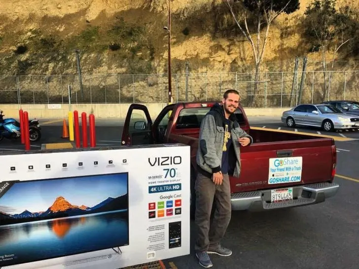 How to Transport a TV in a Truck Bed?