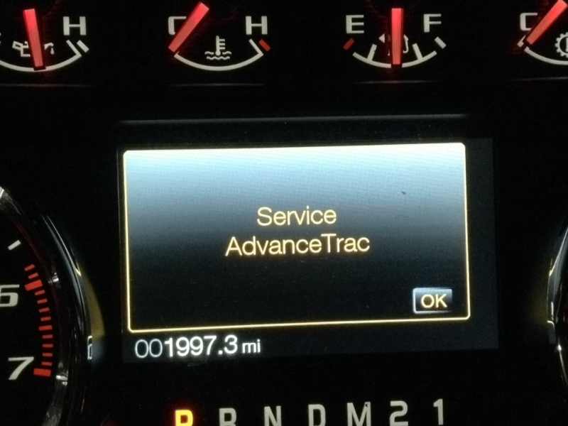 How to Reset Service AdvanceTrac on Ford F150?