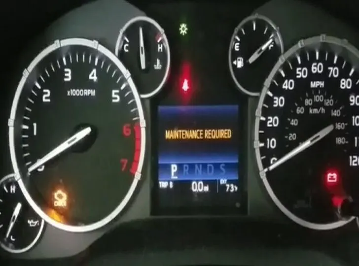 How to Reset Toyota Tundra Maintenance Light?