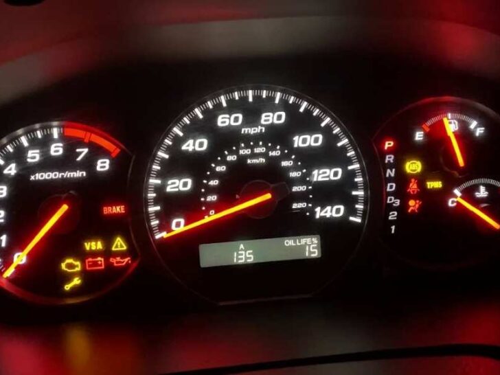 What causes the Honda Pilot check engine light VTM-4 to come On?