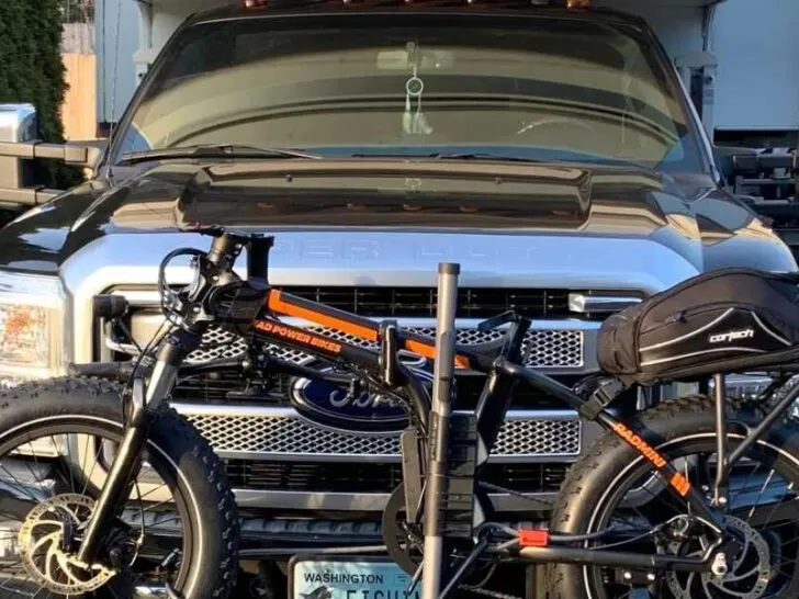 How to Carry Bicycles Right In Front of Your Truck?