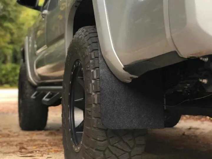 How Do Low Profile Mud Flaps Work on Trucks?