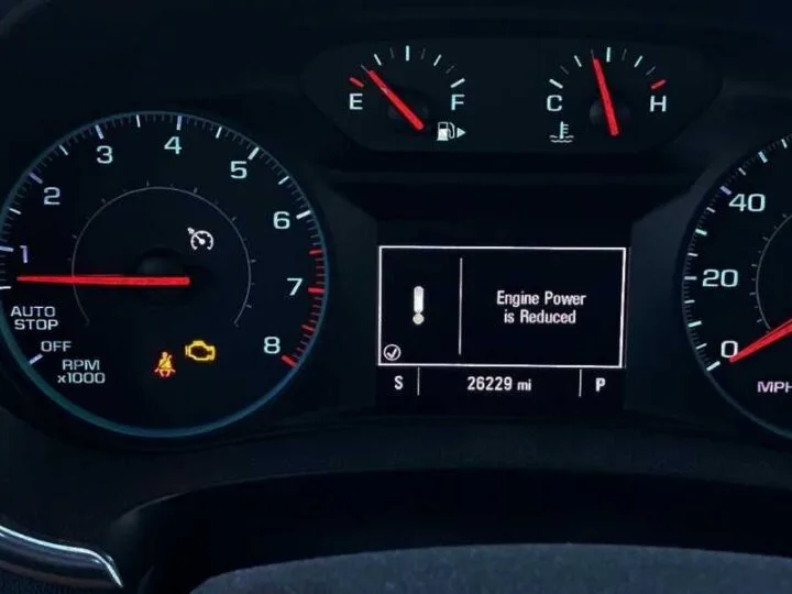 Why Does my Chevy Malibu Say Engine Power Reduced?