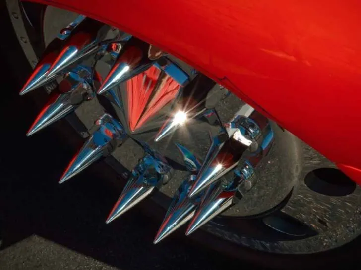 Why Do Semi Trucks Have Spikes on Their Wheels?