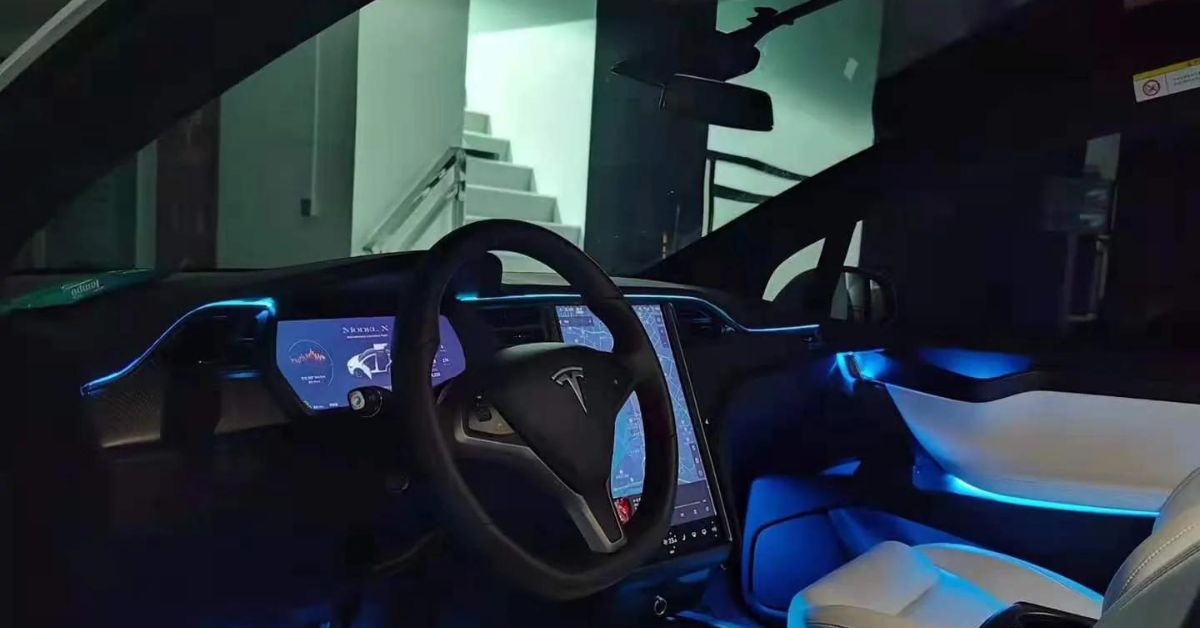 Ambiente Beleuchtung Model 3 (Garantie + Entfernbar) - Model 3 Allgemeines  - TFF Forum - Tesla Fahrer & Freunde