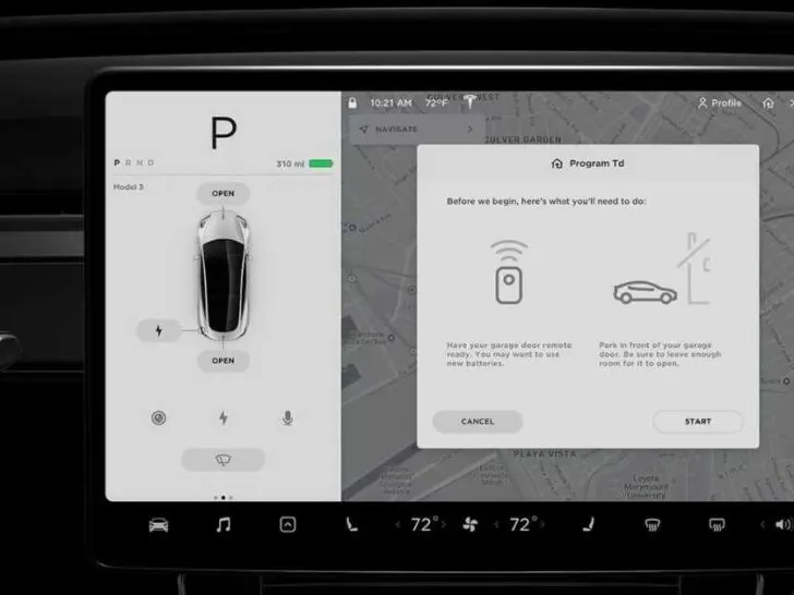 Does Tesla Model 3 Have Garage Door Opener?