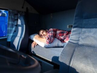 How to Sleep in a Day Cab Truck?