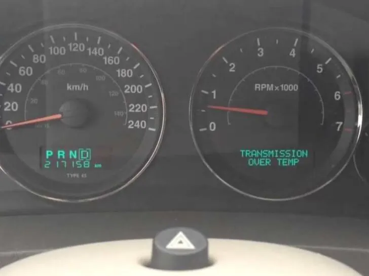 What causes Transmission Over Temp on a Jeep Grand Cherokee?