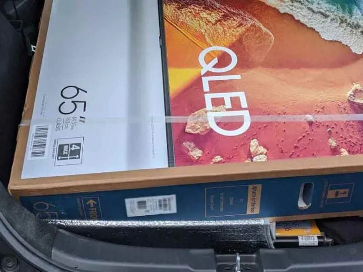 Can a 65 Inch TV Fit in a Hyundai Elantra?