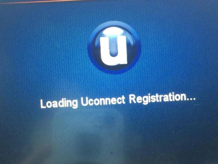 Uconnect Registration Not Working