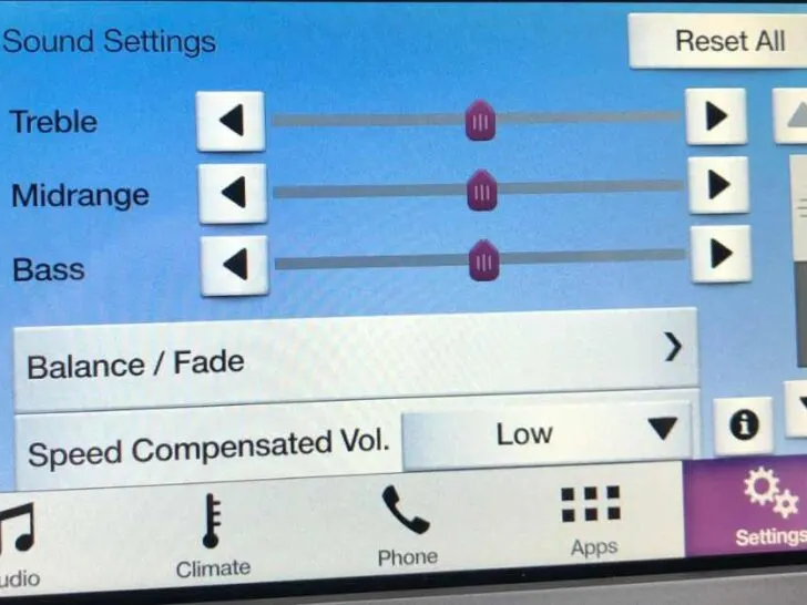 How to Adjust Sound Settings on Ford F-150?