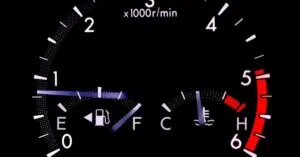 Car temperature gauge goes up and down while driving