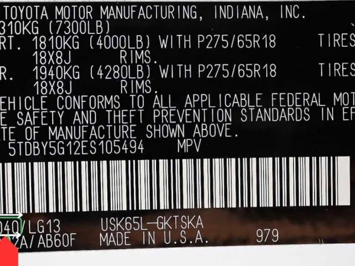 How To Find Color Code For Toyota Camry?