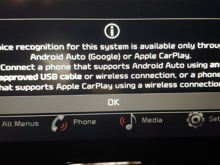 Kia Optima Voice Recognition Not Working
