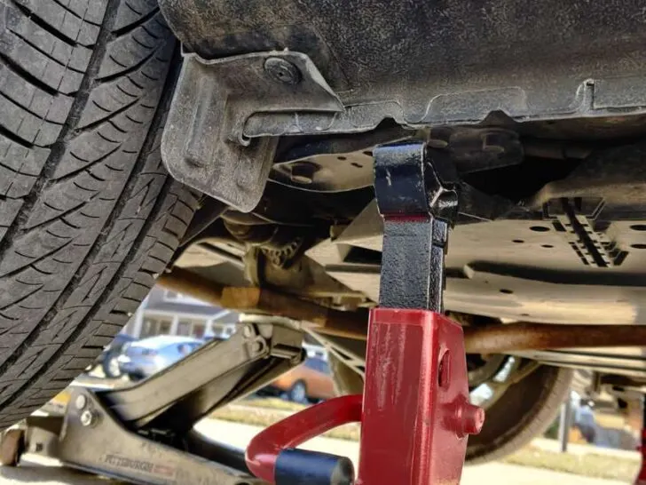 Where To Put a Car Jack on Toyota Camry?