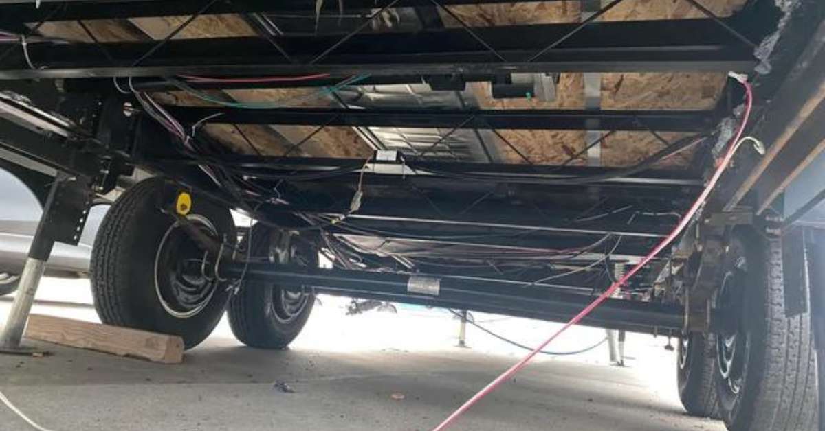 How To Remove Travel Trailer Underbelly?